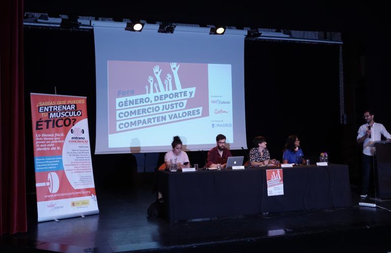 Ponentes del Foro Género, deporte ycomercio justo comparten valores