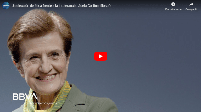 “No se rechaza al extranjero, sino al pobre”. Adela Cortina, filósofa